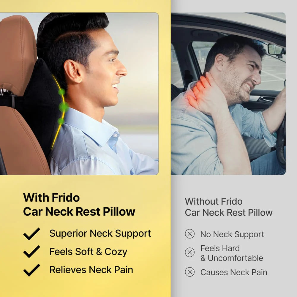 Ultimate Car Neck Support Pillow – Premium Comfort & Posture Support for Travel
